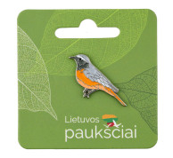 Pin Badge Common Redstart